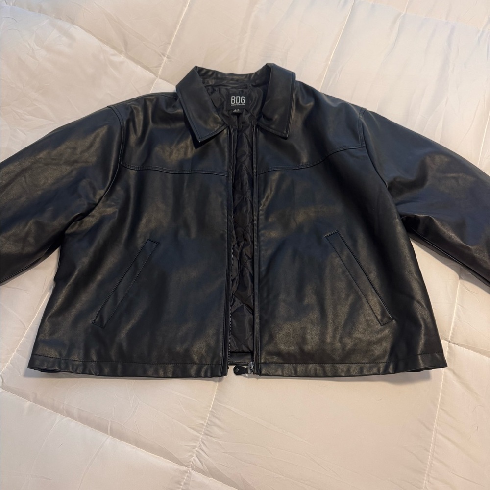 BDG Women's Black Leather Jacket
